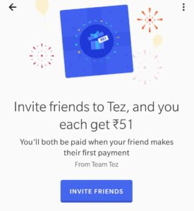 Google Tez Refer & Earn Loot