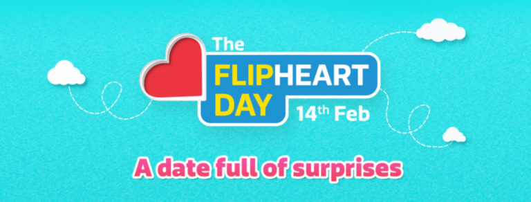 Flipkart The Flipheart Day Sale (Special Valentines Day Sale) on 14th feb 2018
