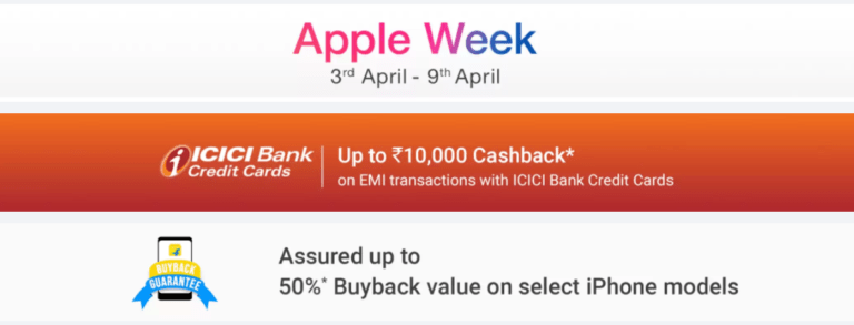 Flipkart Apple Week - Top 5 Deals on Apple ProductsFlipkart Apple Week - Top 5 Deals on Apple Products