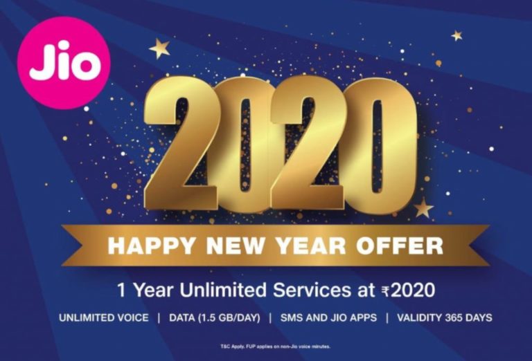 Jio Happy New Year 2020 Plan