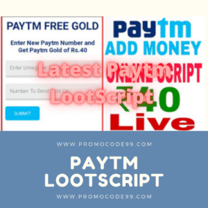 (Latest) Paytm Lootscript - Get Gold Worth Rs 40 Free (Loot Script)