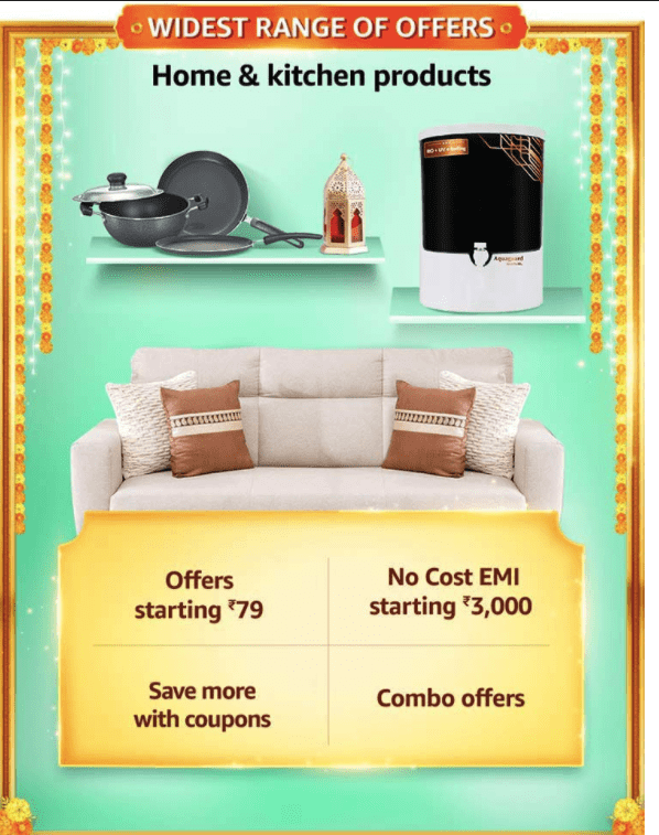 Amazon Great Indian Sale offer on Kitchen & Home Appliances