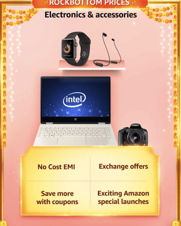 Great Indian Sale offer on Electronics