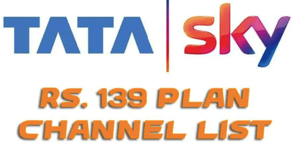 TataSky 139 Pack Channel list