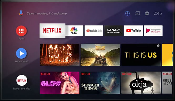 Google App Store on Smart TV