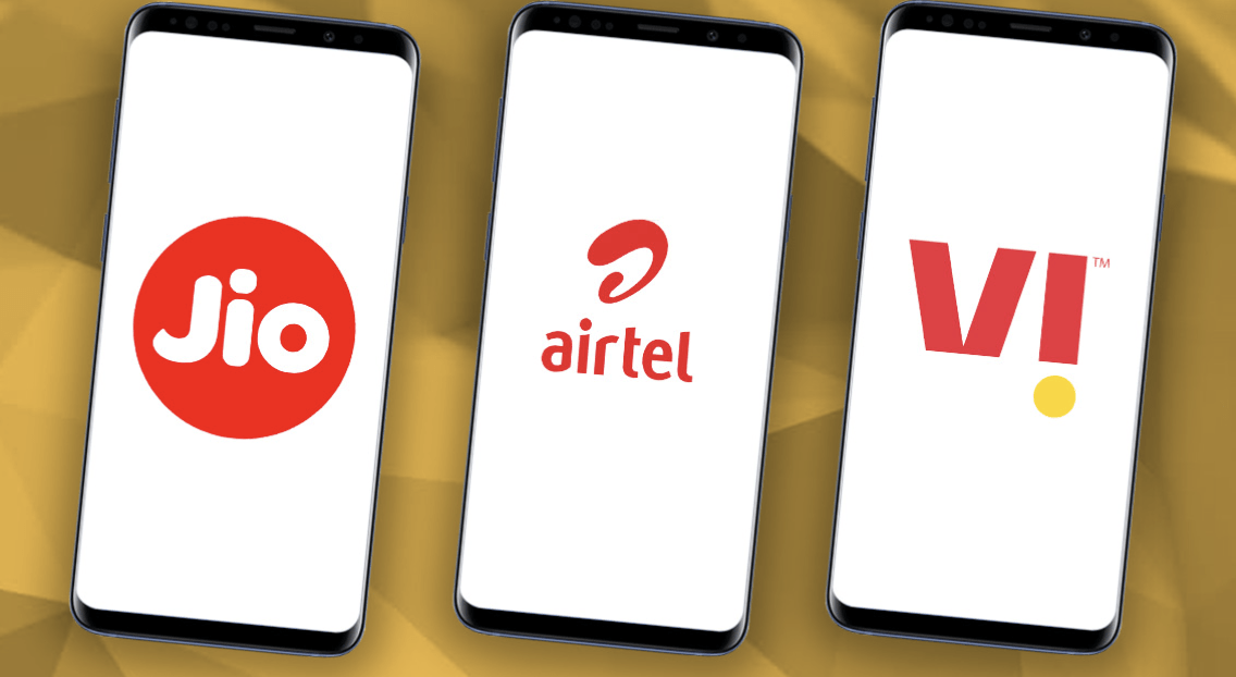 Airtel vs Jio vs Vodafone Idea New Plans Comparison