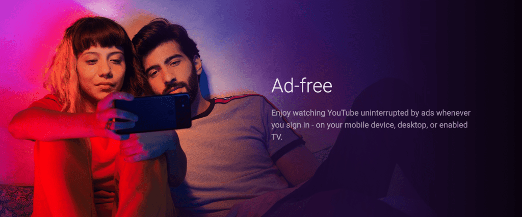 Youtube Premium Membership Ad-Free Experience